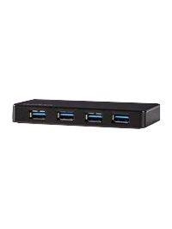 Nedis UHUBU3420BK - hub - 4 ports USB Hub - USB 3.2 - 4 porte - Svart