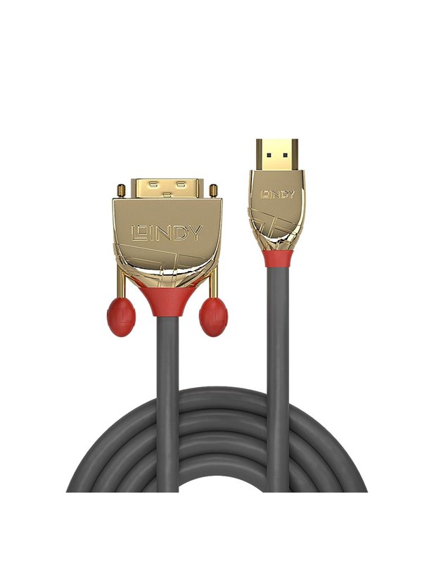 Lindy Gold HDMI to DVI-D Cable - 15m
