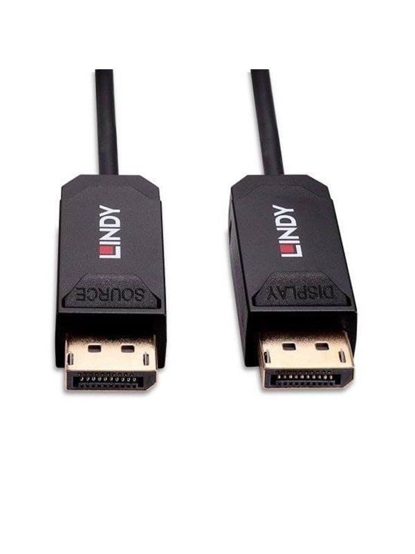 Lindy Fibre Optic Hybrid DisplayPort 2.0 Cable - 50m