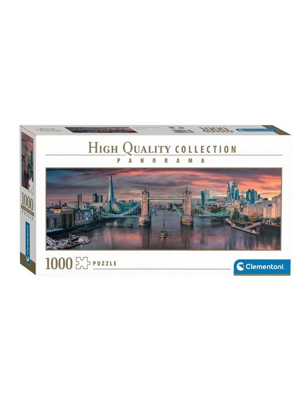 Clementoni Jigsaw Puzzle Panorama Across The River Thames 1000pcs. Golv