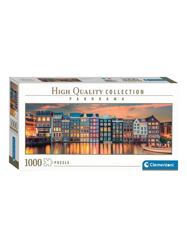 Clementoni Jigsaw Puzzle Panorama Bright Amsterdam 1000pcs. Golv