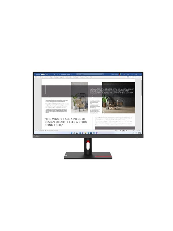 Produktfoto för 27" Lenovo ThinkVision S27i-30
