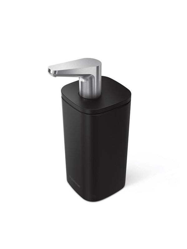 Simplehuman 295 ml tvålpump, svart stål