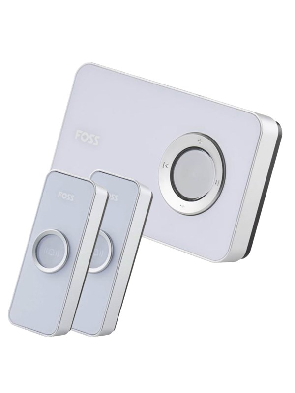 Foss Europe TREND Doorbell DESIGN - Optional ringing sound White