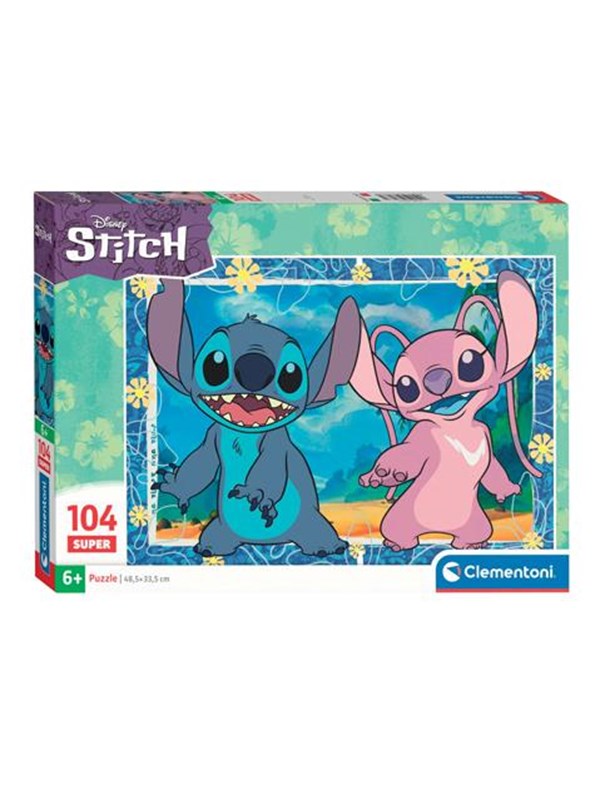 Clementoni Jigsaw Puzzle Super Color Disney Stitch III 104pcs. Golv
