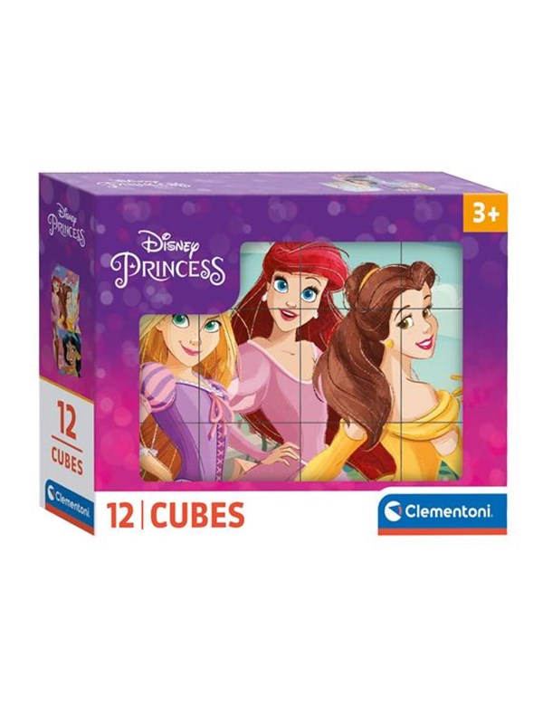 Clementoni Block Puzzle Disney Princess 12pcs. Block