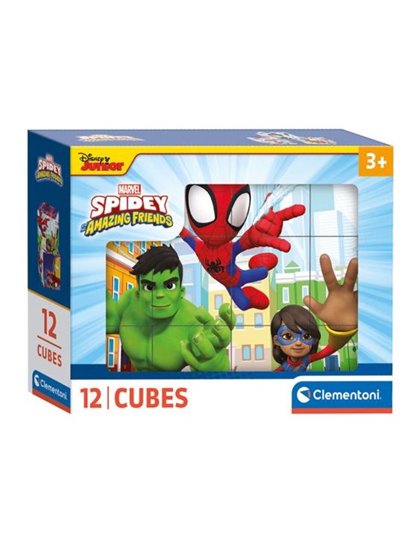 Alternativ bild 0 för Clementoni Block Puzzle Spidey and His Amazing Friends 12pcs. Block
