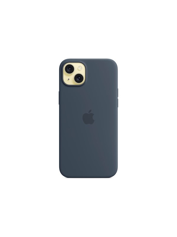 Apple iPhone 15 Plus Silicone Case with MagSafe - Storm Blue