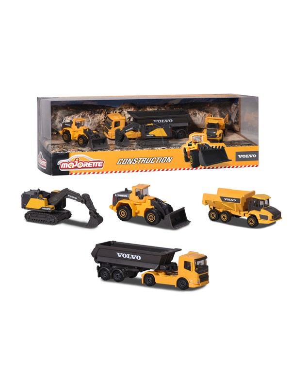 Alternativ bild 0 för Majorette Volvo Construction 4 Pieces Giftpack