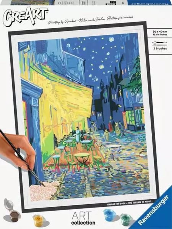 Ravensburger Creart Painting By Numbers Cafe Terrace Van Gogh