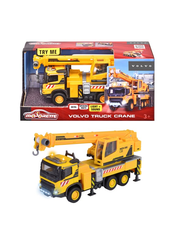 Alternativ bild 0 för Majorette Volvo Truck Crane 22 cm