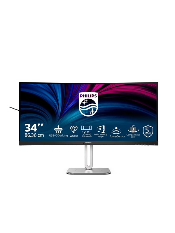 Alternativ bild 0 för 34" Philips 34B2U5600C - 5000 Series - LED monitor - curved - 34"
