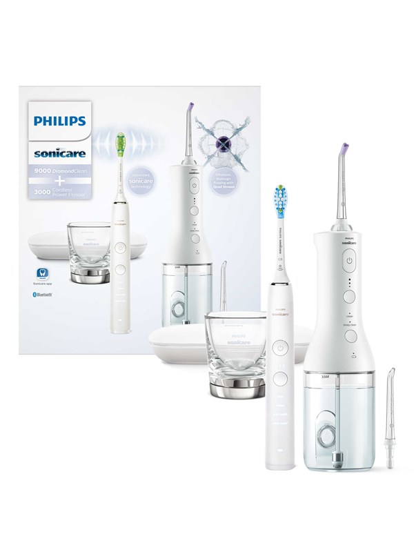 Alternativ bild 0 för Philips eltandborste Sonicare DiamondClean 9000 HX3886/41 - Oral irrigator - White