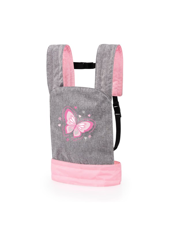 Bayer Design Doll Carrier - Grey/Pink