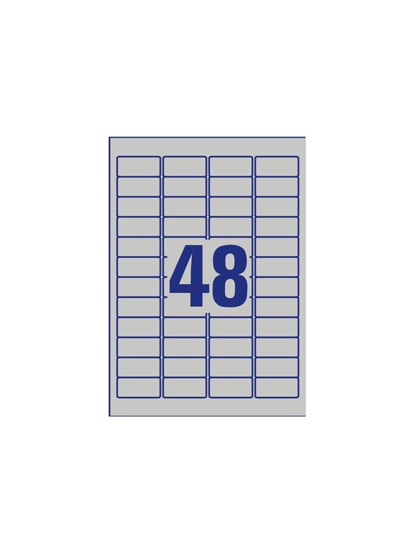 Avery Zweckform - labels - matte - 384 label(s) - 45.7 x 21.2 mm