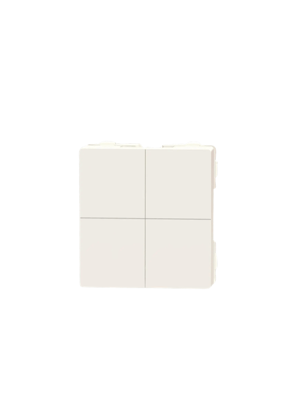 Shelly BLU Wall switch 4, stand alone - Bluetooth batteritryck