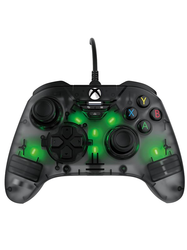 Snakebyte Gamepad Rgb X Smoke Grey Wired Controller Microsoft Xbox One