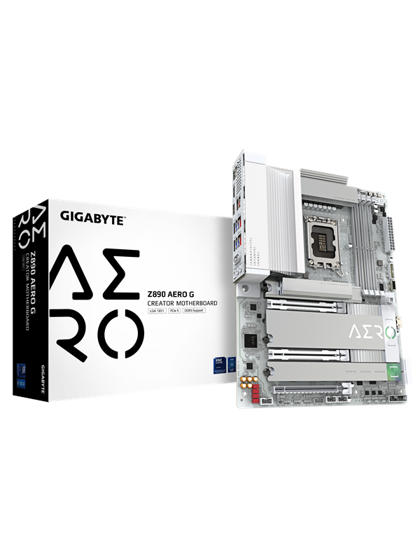 Gigabyte Z890 Aero G Moderkort Intel Z890 Intel Lga1851 Socket Ddr5 Ram Atx