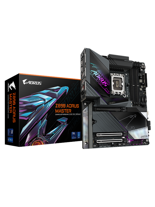 Gigabyte Z890 Aorus Master Moderkort Intel Z890 Intel Lga1851 Socket Ddr5 Ram Atx