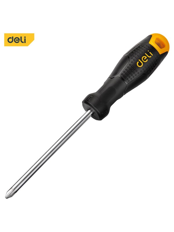 Deli Tools Philips Screwdriver Ph1x75mm Tools Edl625075 Black