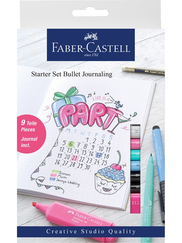 Faber-Castell Bullet Journaling starter set 9 pieces