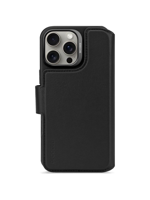 Alternativ bild 0 för Decoded Leather Detachable Wallet black - iPhone 16 Pro Max