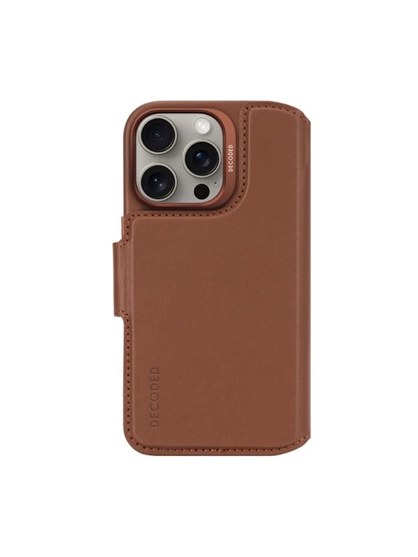 Alternativ bild 0 för Decoded Leather Detachable Wallet tan - iPhone 16 Pro
