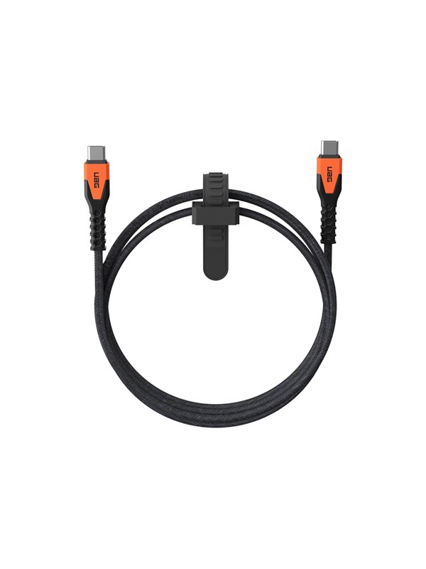 UAG Rugged Kevlar Cable USB-C - USB-C 1.5m black/orange BULK