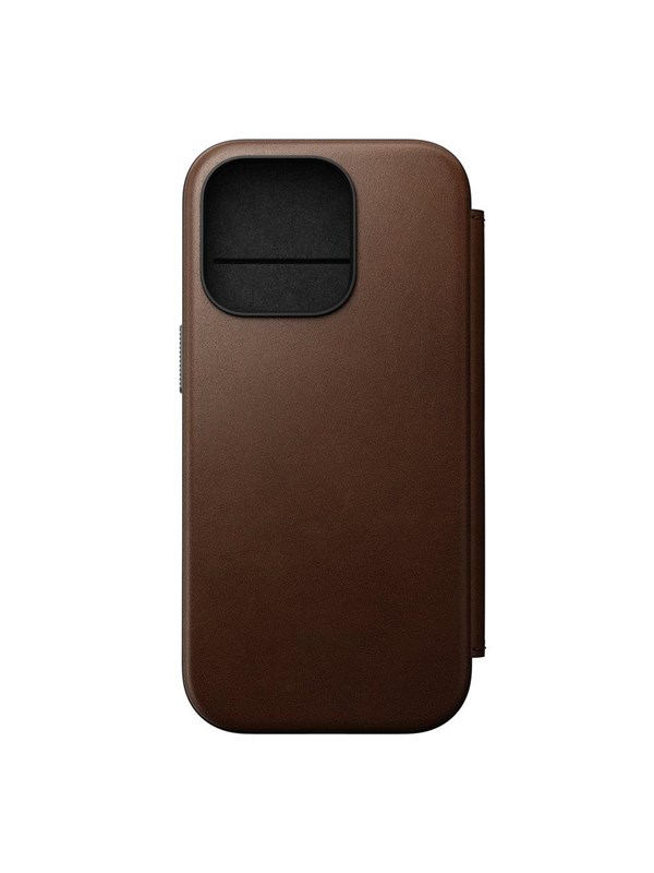 Nomad Modern Leather Folio - iPhone 16 Pro | Brown |  Leather