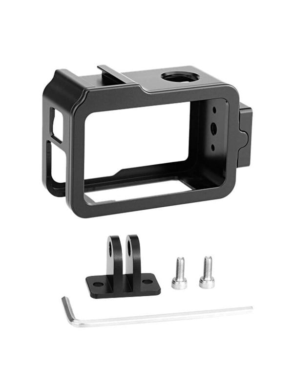 Puluz Metal Cage With Cold Shoe For Dji Osmo Action 4/3
