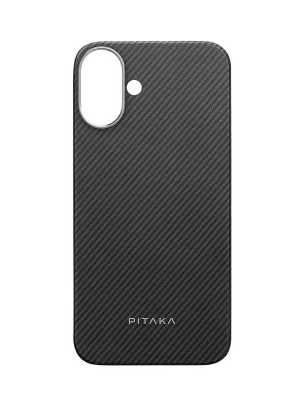 PITAKA Ultra-Slim Case Black/Grey Twill -  iPhone 16 Plus