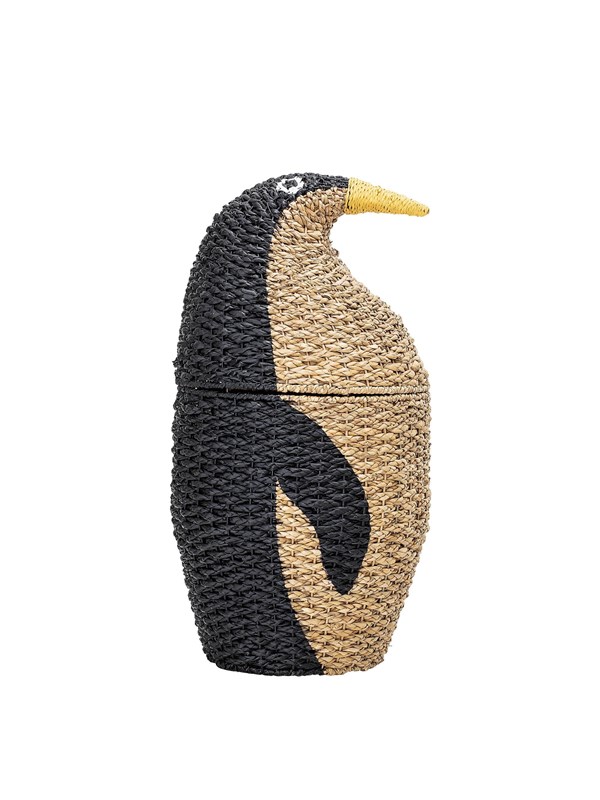 Produktfoto för Bloomingville - Tazia Basket w/Lid Bankuan Grass Black Bloomingville