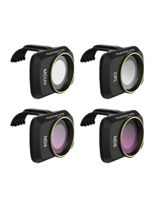 Sunnylife Set Of 4 Cpl Nd 4/8 Uv Filters For Dji Mini 2 Mm Fi9257