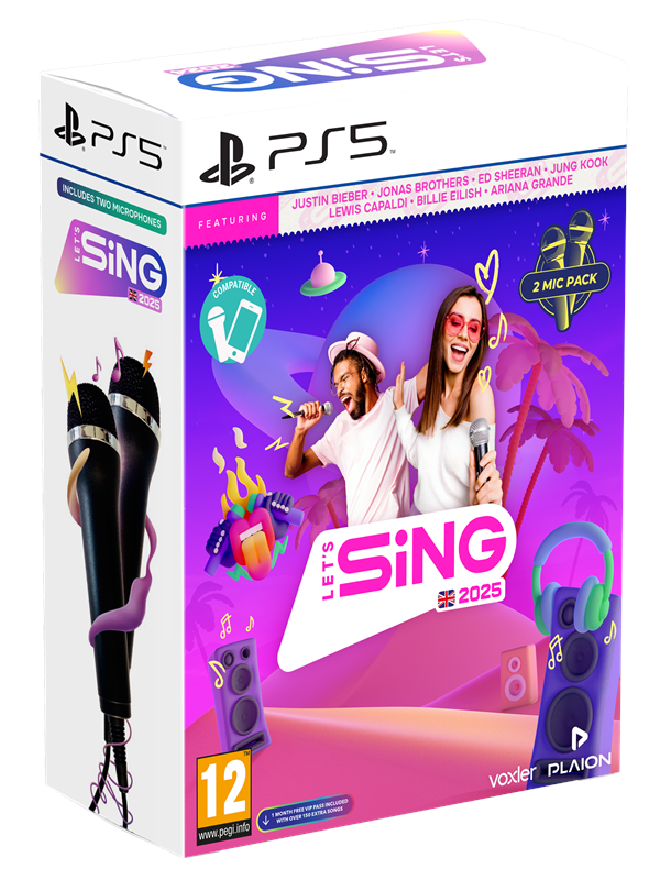 Let\'\'s Sing 2025 2 Microphones Sony Playstation 5 Musik