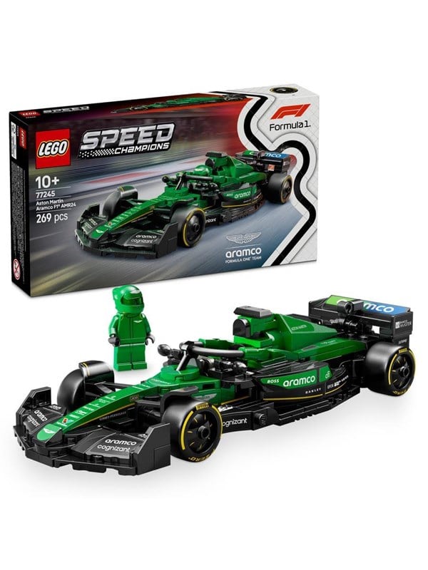 LEGO Speed Champions 77245 Aston Martin Aramco F1® AMR24 racerbil