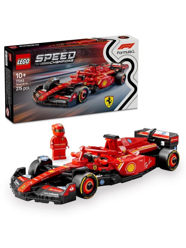 Alternativ bild 0 för LEGO Speed Champions Ferrari SF-24 F1 racerbil 77242