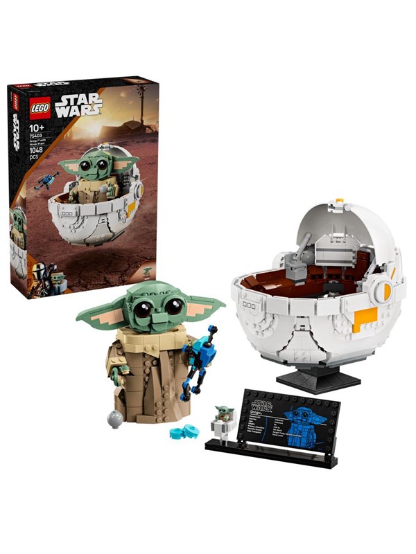Alternativ bild 0 för LEGO Star Wars 75403 Grogu™ with Hover Pram
