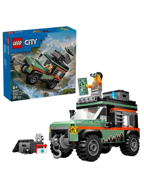 Alternativ bild 0 för LEGO City 60447 4-hjulsdriven terrängbil för bergskörning