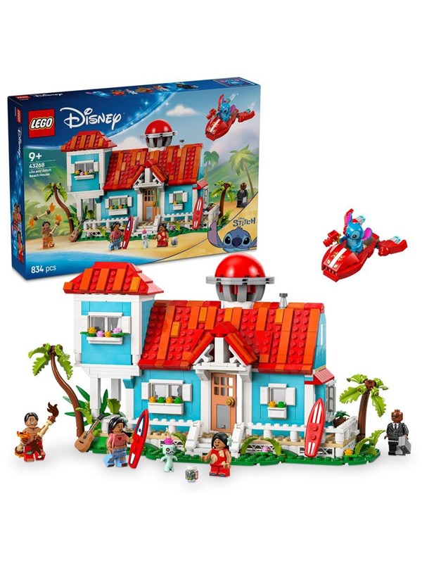 Alternativ bild 0 för LEGO Disney 43268 Lilo och Stitch - strandhus