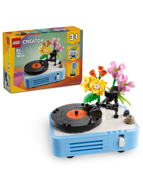LEGO Creator 31172 Skivspelare med blommor