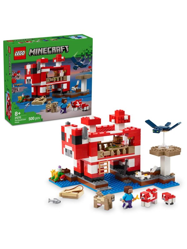 Alternativ bild 0 för LEGO Minecraft 21270 Mooshroomhuset
