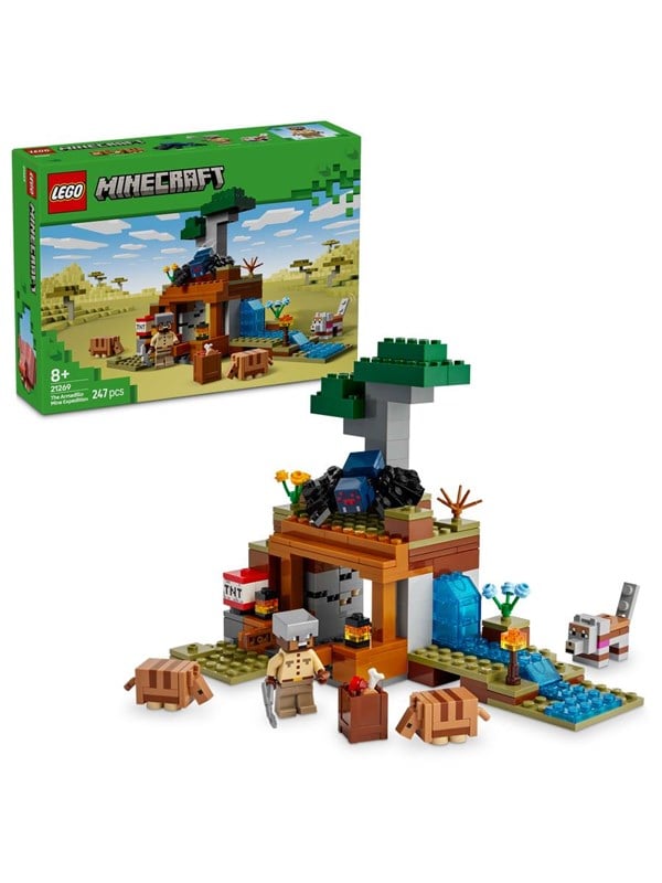 LEGO Minecraft 21269 Expeditionen till bältdjursgruvan