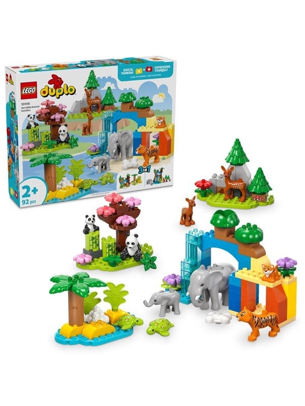 LEGO DUPLO 10446 3-i-1 Vilda djurfamiljer