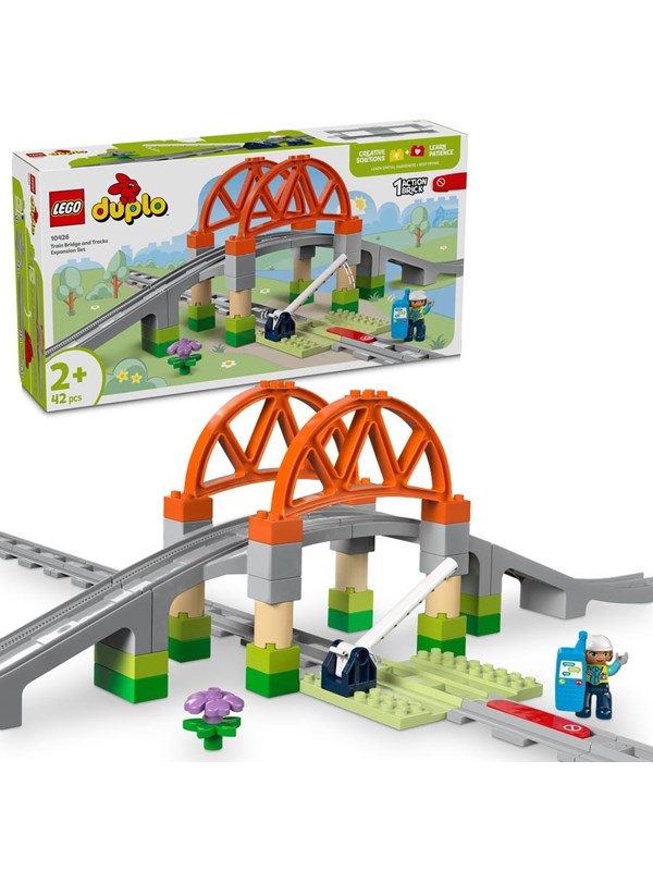 LEGO DUPLO 10426 Tågbro och spår - Expansionsset - Köp för SEK 299 - Spara 20%