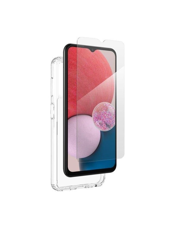 Zagg Glass / Clear Case Bundle For Samsung Galaxy A13 5g
