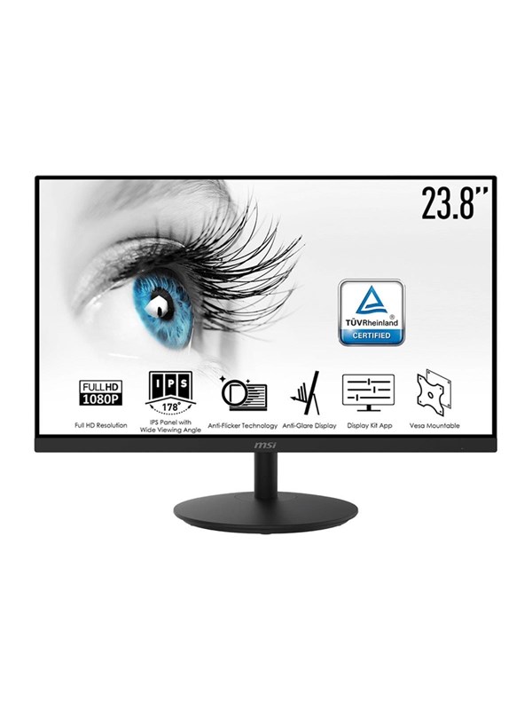24 " Msi Pro Mp242de Lcd Monitor Full Hd 1080p 24 "