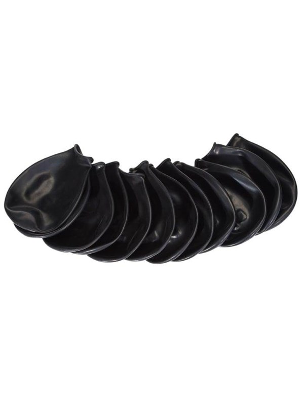 Buster Pawz - Dog shoe L 10.2cm black 12 pcs - (278097)