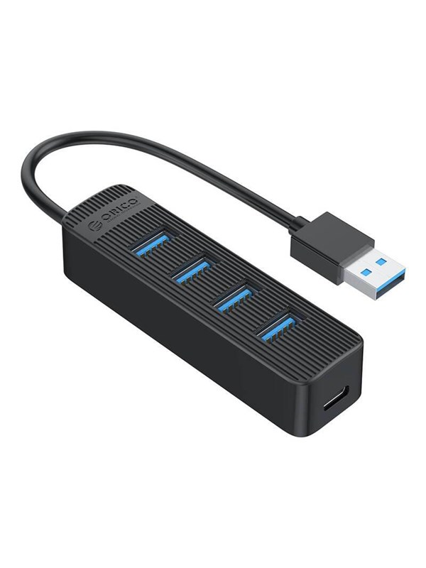 Orico Twu3 Usb To 4x Usb 3.0 Hub Adapter Black Usb Hub Usb 3.0 4 Porte Svart