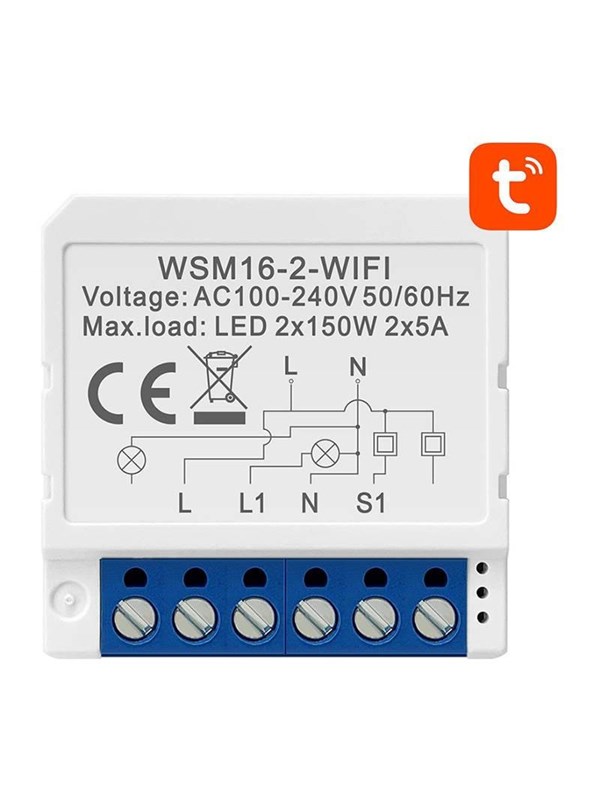 Avatto Smart Switch Module WiFi WSM16-W2 TUYA