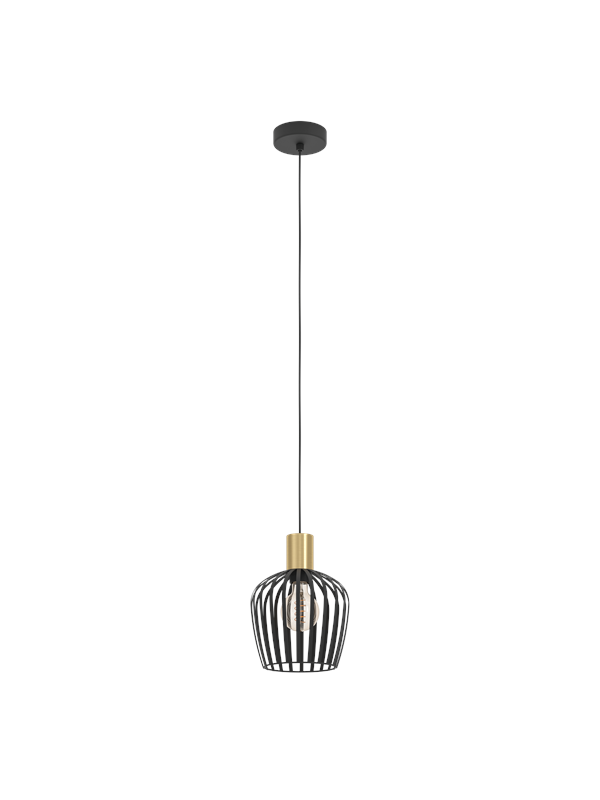 EGLO EMPOLI pendant black/brushed brass